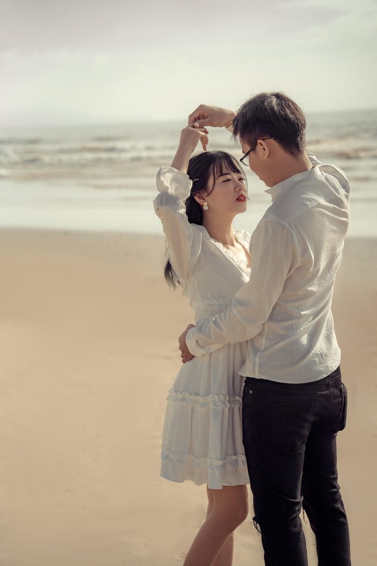 couple, dance, beach, love, romantic, man, woman, together, romance, relationship, affection, lovers, happiness, pose, portrait, wedding, nature, photoshoot, wedding photography